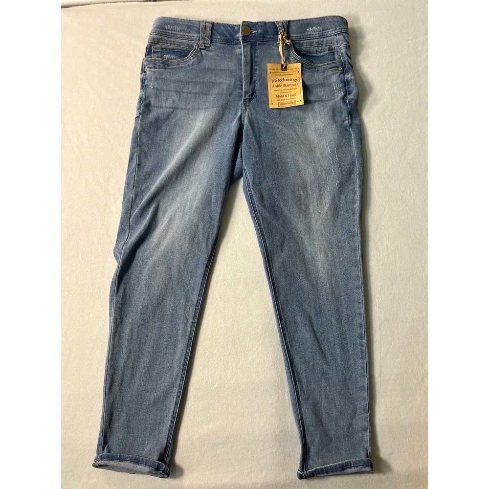 Democracy Ab‎ Technology Ankle Skimmer Jeans 16 Light Wash Minimalist